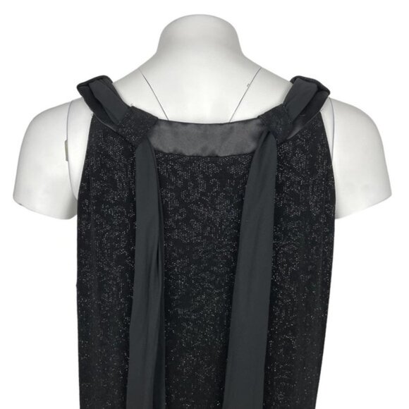 R&M Richards Shift Dress Sz 16 Black - Picture 5 of 7